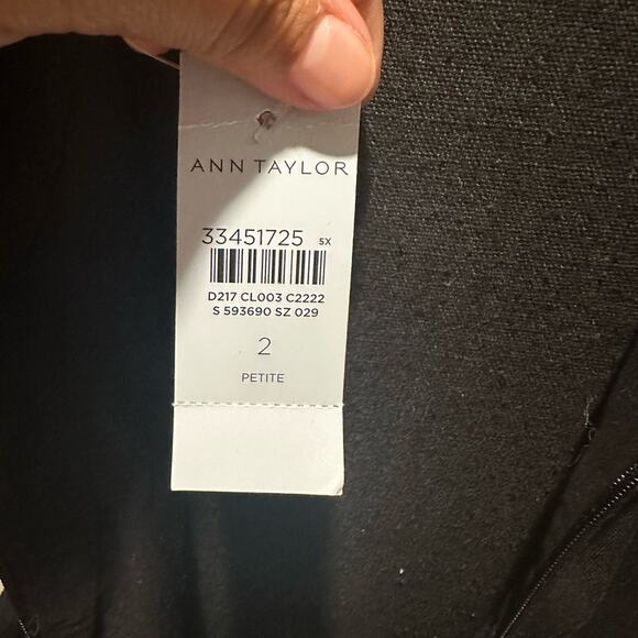 Ann Taylor Petite Scalloped Linen-Blend Midi Dress – NWT - Picture 6 of 10